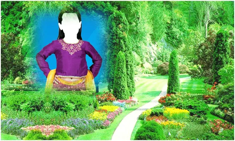 Garden Photo Frames - عکس برنامه موبایلی اندروید