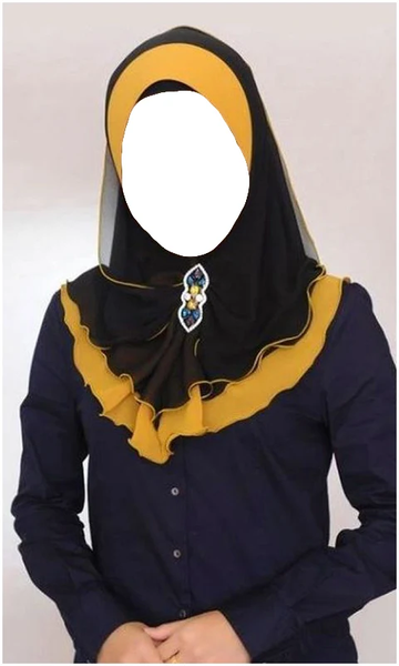 Hijab Women Photo Suit - Image screenshot of android app