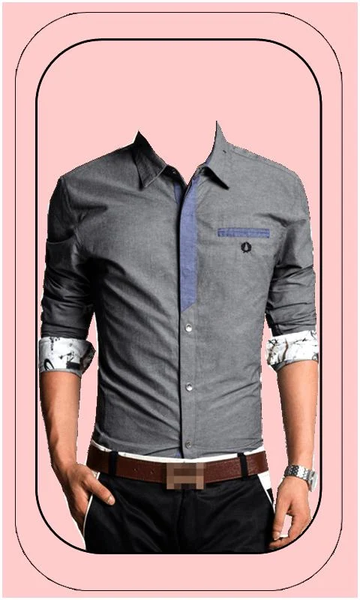 Men Shirt Photo Suits - Image screenshot of android app