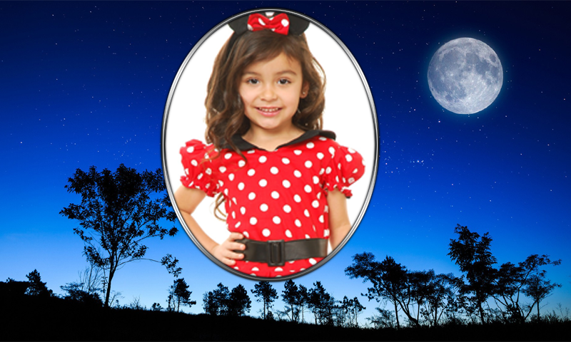 Night Moon Photo Frames - Image screenshot of android app