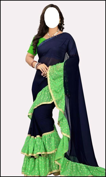 Party Wear Women Sarees Pics - Image screenshot of android app