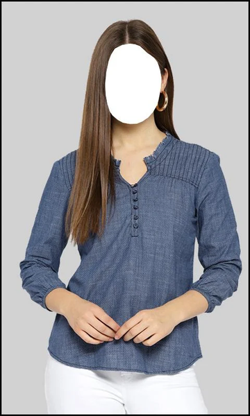 Women with Jeans Photo Frames - Image screenshot of android app