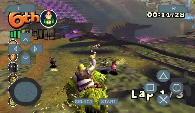 شرک : مسابقه - Gameplay image of android game