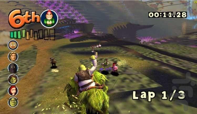 شرک : مسابقه - Gameplay image of android game