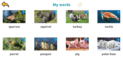 Learn Animals English Words - عکس برنامه موبایلی اندروید