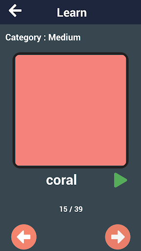 Learn Colors in English - عکس برنامه موبایلی اندروید