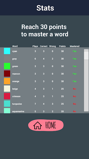 Learn Colors in English - عکس برنامه موبایلی اندروید