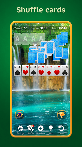 Solitaire Play - Card Klondike - Gameplay image of android game