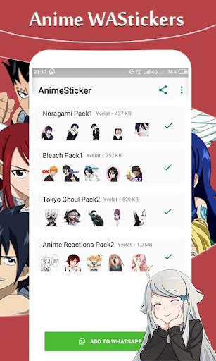 Download Anime stickers for WhatsApp  10910apk for Android  apkdlin