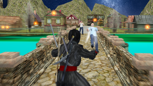 Ninja Fight Kung Fu Shadow Assassin Samurai Games - Gameplay image of android game