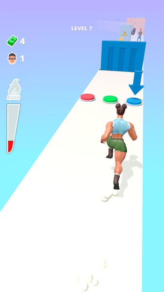 Muscle Rush - Smash Running - Gameplay image of android game