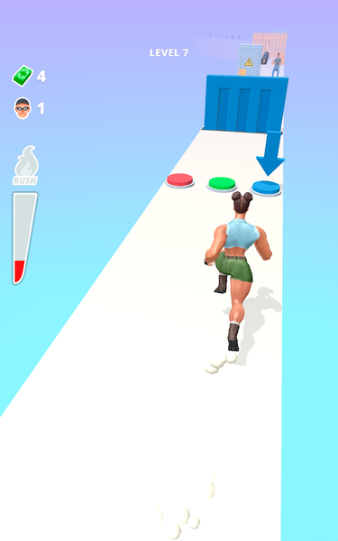 Muscle Rush - Smash Running - Gameplay image of android game