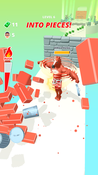 Muscle Rush - Smash Running - Gameplay image of android game