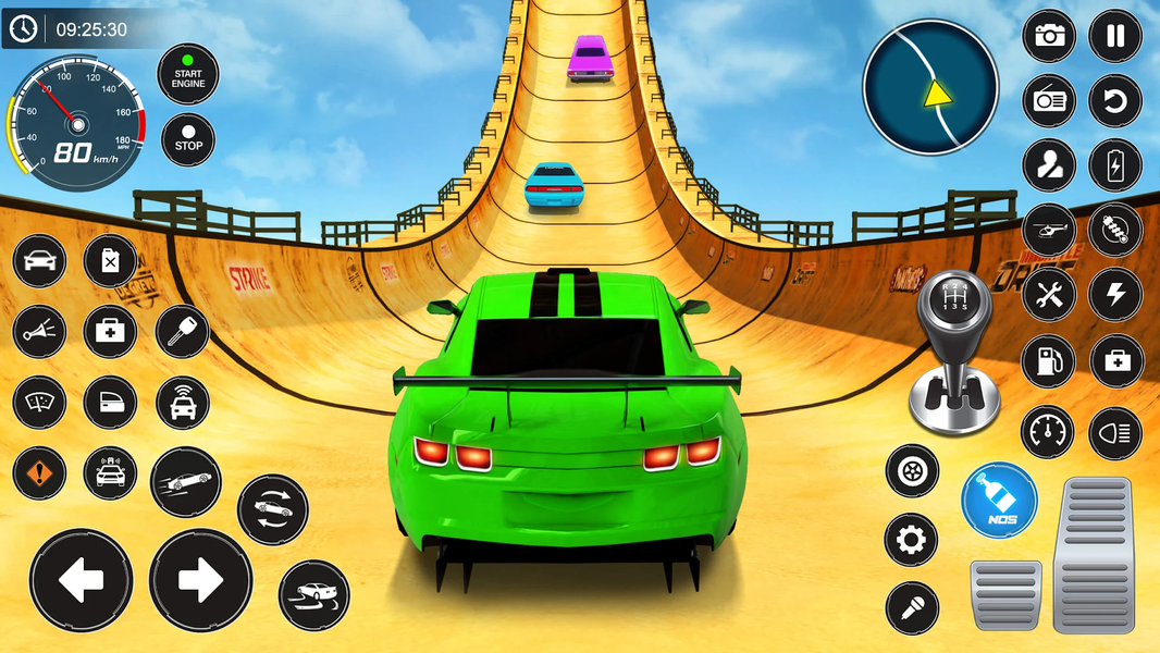 Ramp Car Stunt Race - Car Game - Gameplay image of android game