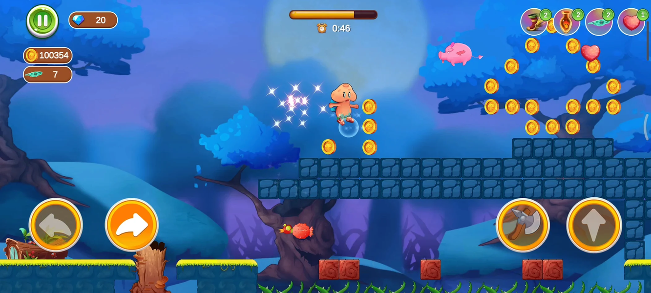 Mushroom war: Jungle Adventure - عکس برنامه موبایلی اندروید