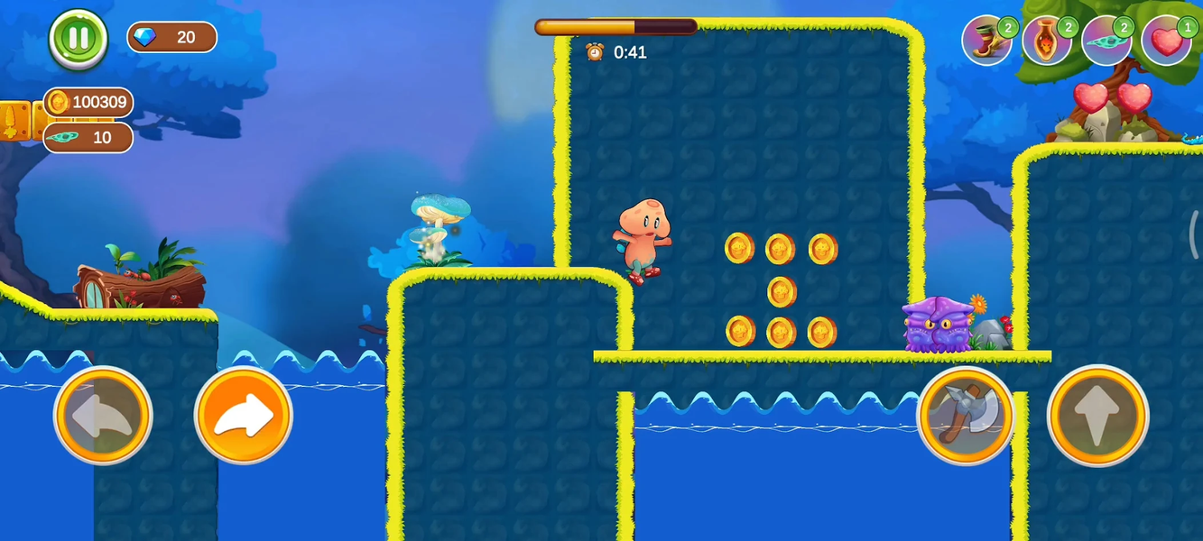 Mushroom war: Jungle Adventure - عکس برنامه موبایلی اندروید