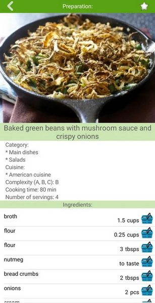 Mushroom recipes - عکس برنامه موبایلی اندروید