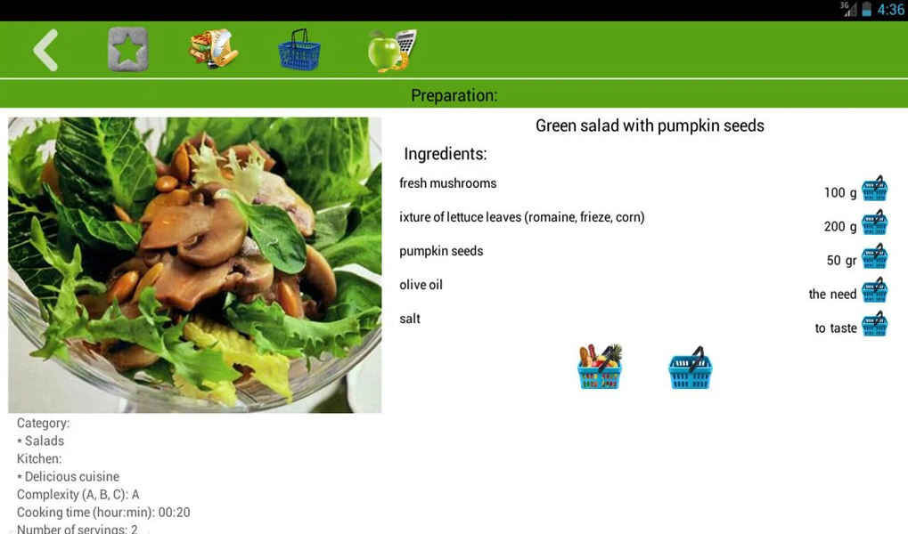 Mushroom recipes - عکس برنامه موبایلی اندروید
