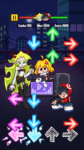 Funky Night - Music Battle - Gameplay image of android game