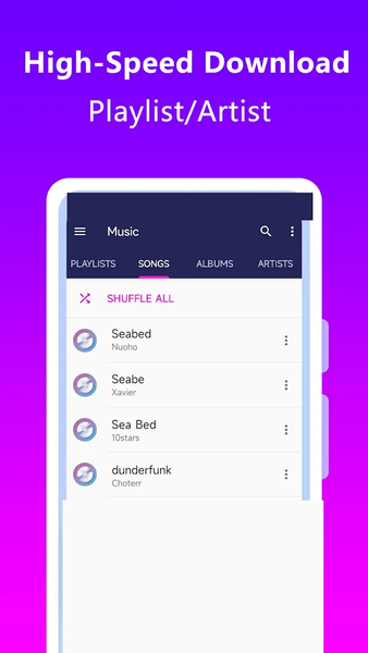 Music Downloader MP۳ Download - عکس برنامه موبایلی اندروید