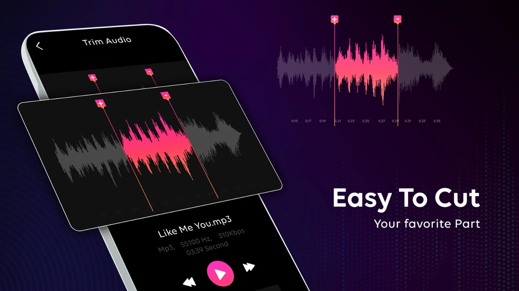 Audio Editor - Music Editor - عکس برنامه موبایلی اندروید