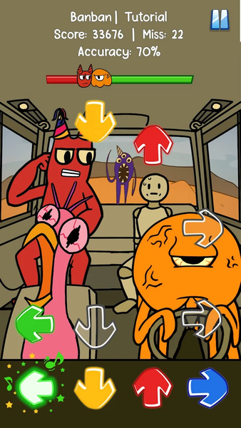 FNF Music: Mix Beat Battle - Gameplay image of android game