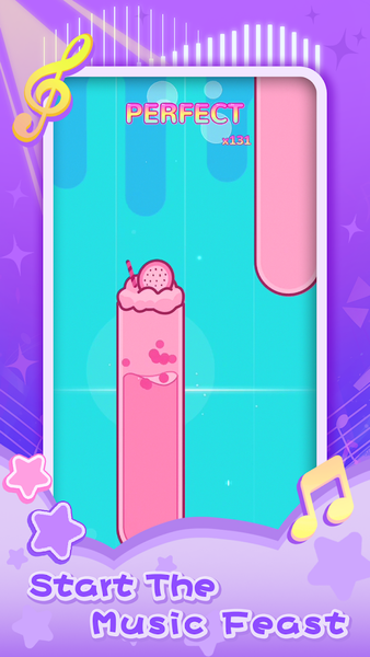 Dream Notes: Cute Music Game - Gameplay image of android game