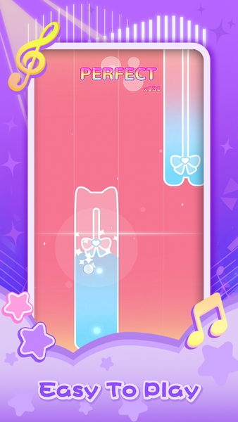 Dream Notes: Cute Music Game - Gameplay image of android game