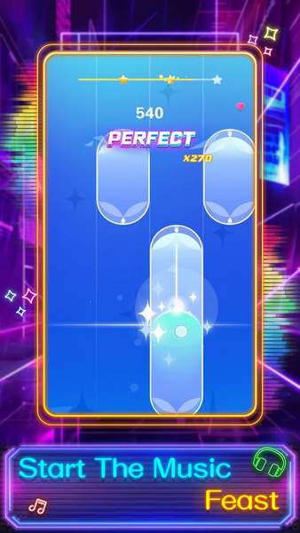 Beat Notes Cyber Music Game - عکس بازی موبایلی اندروید