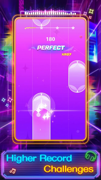 Beat Notes Cyber Music Game - عکس بازی موبایلی اندروید