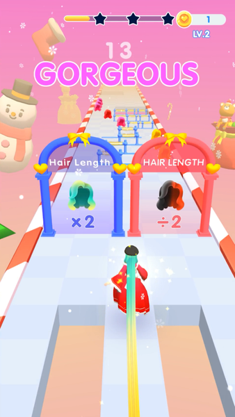Dancing Hair - Gameplay image of android game