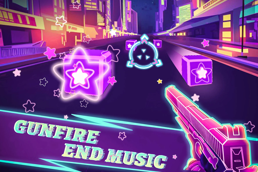 Cyber Shooter Edm Music Game - عکس بازی موبایلی اندروید