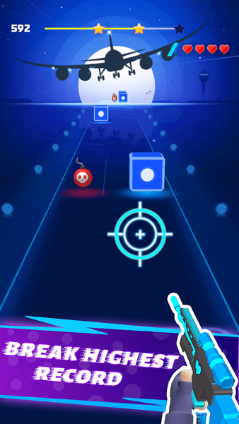 Cyber Shooter Edm Music Game - عکس بازی موبایلی اندروید