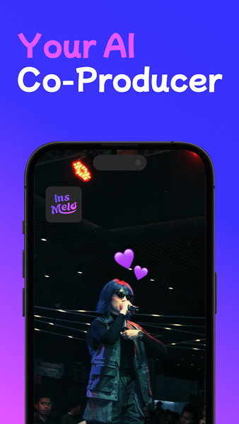 InsMelo:AI Song Beat Maker - عکس برنامه موبایلی اندروید