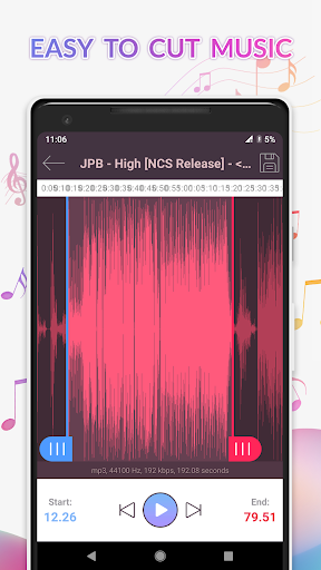 Ringtone Maker - Music MP3 Cutter Editor - Image screenshot of android app