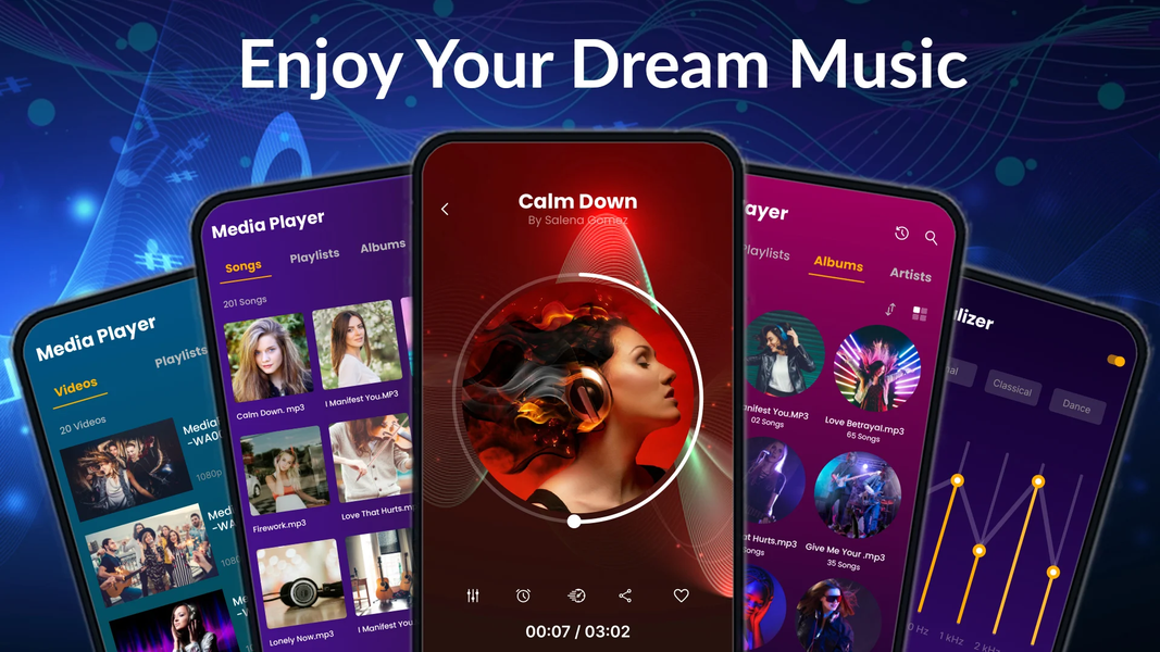 Music Player - Offline Music - عکس برنامه موبایلی اندروید