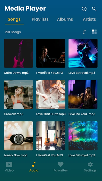 Music Player: Audio MP۳ Player - عکس برنامه موبایلی اندروید