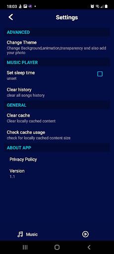 Music Player ۲۰۲۳ - عکس برنامه موبایلی اندروید