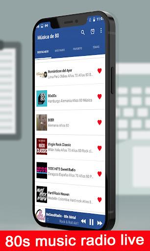 Musica de los 80 - Image screenshot of android app