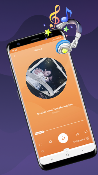 Music Player - MP3 Player, Vid - Image screenshot of android app