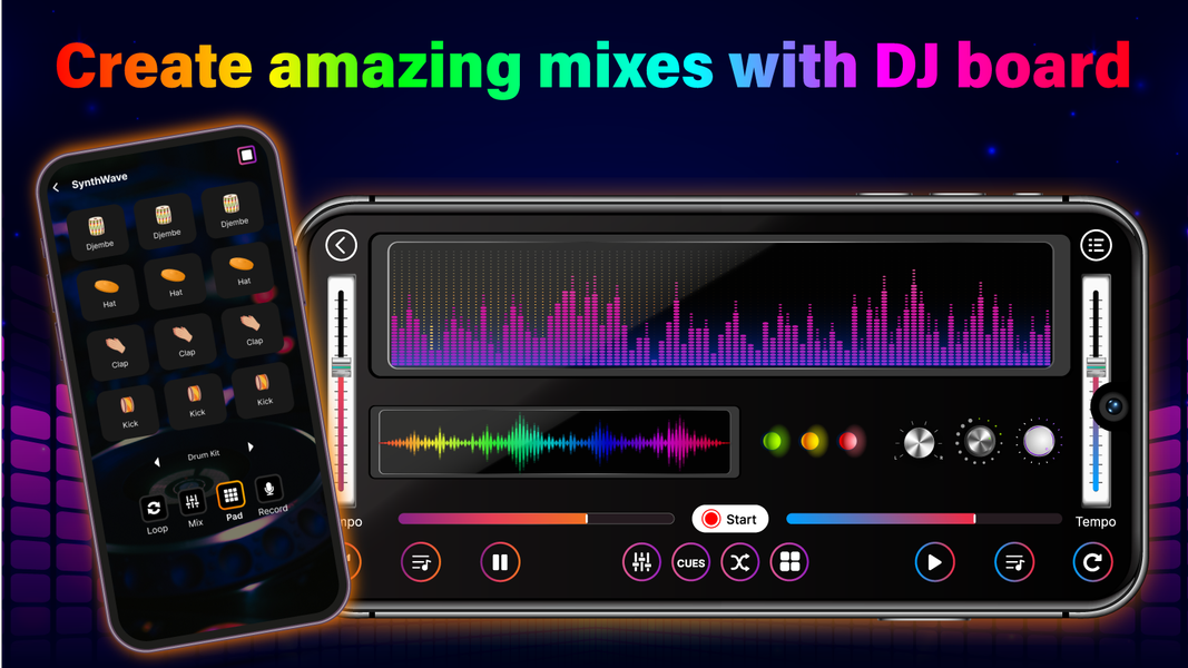 DJ Music Mixer, MP3 Cutter - عکس برنامه موبایلی اندروید