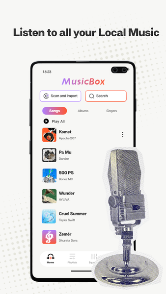 MusicBox-MP3 Player&Offline - Image screenshot of android app