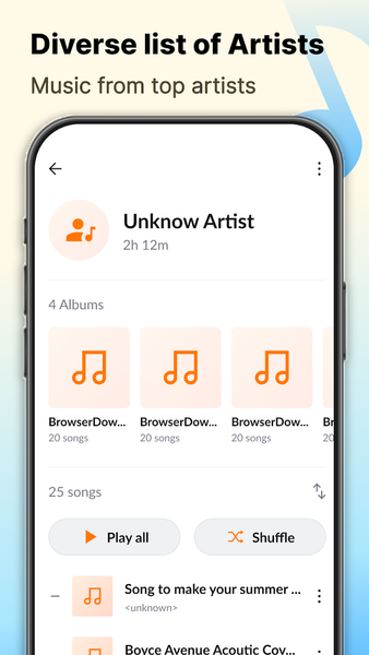 Music Downloader & Mp۳ Player - عکس برنامه موبایلی اندروید