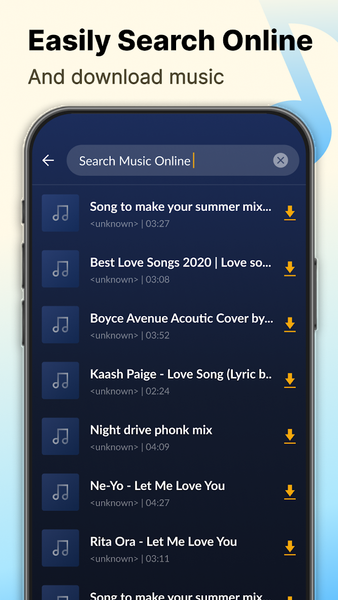 Music Downloader & Mp۳ Player - عکس برنامه موبایلی اندروید