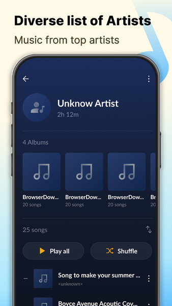 Music Downloader & Mp۳ Player - عکس برنامه موبایلی اندروید