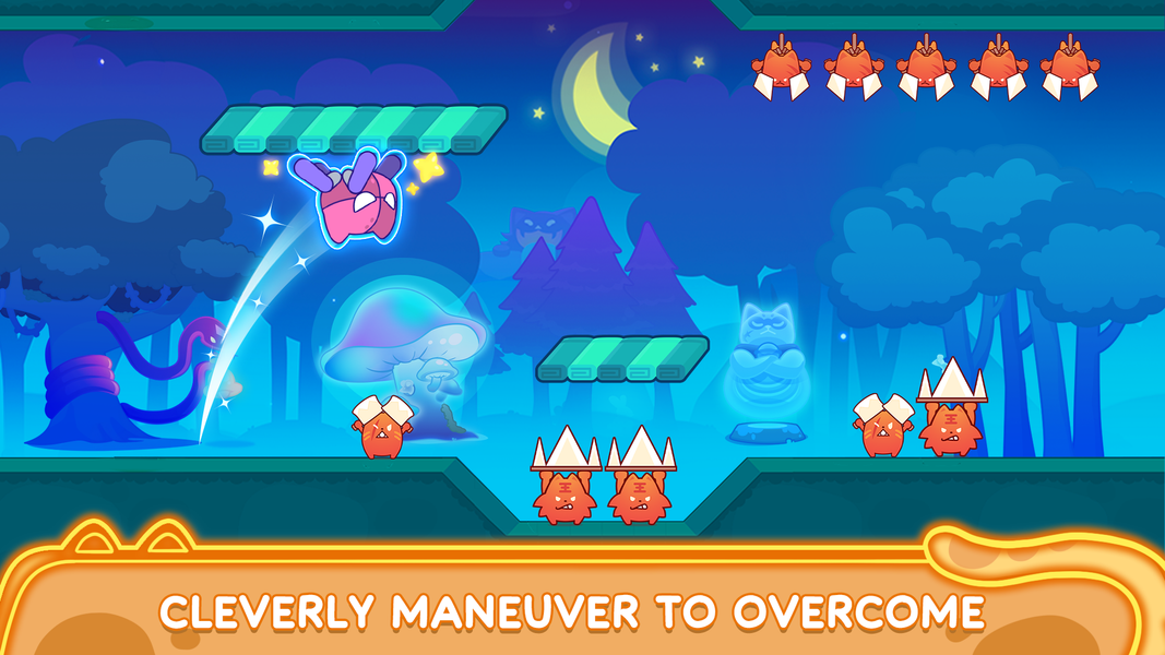 Cat Dash: Cute Cat Music Game - Gameplay image of android game