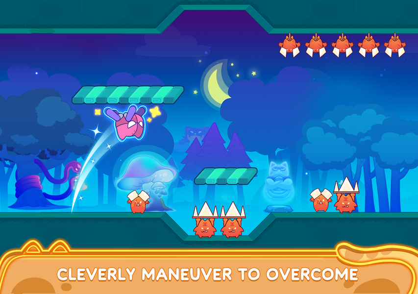 Cat Dash: Cute Cat Music Game - Gameplay image of android game