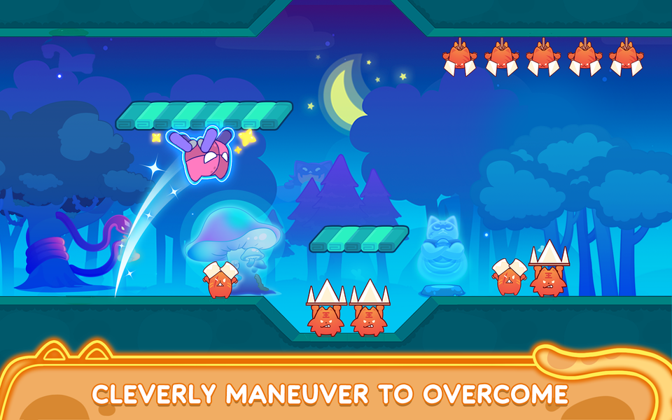 Cat Dash: Cute Cat Music Game - Gameplay image of android game