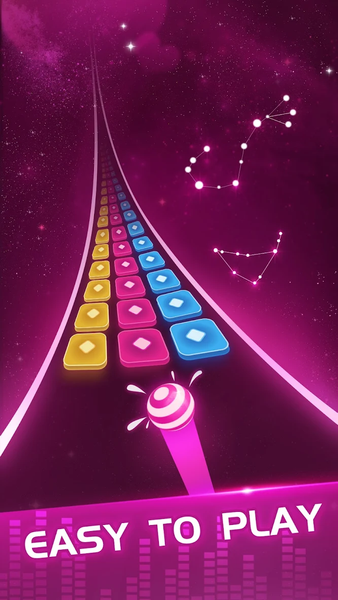 Color Dance Hop:music game - عکس بازی موبایلی اندروید