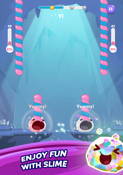 Duet Slimes: Jelly Merge Music - عکس بازی موبایلی اندروید